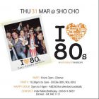 I love 80’s march 31 expat night image